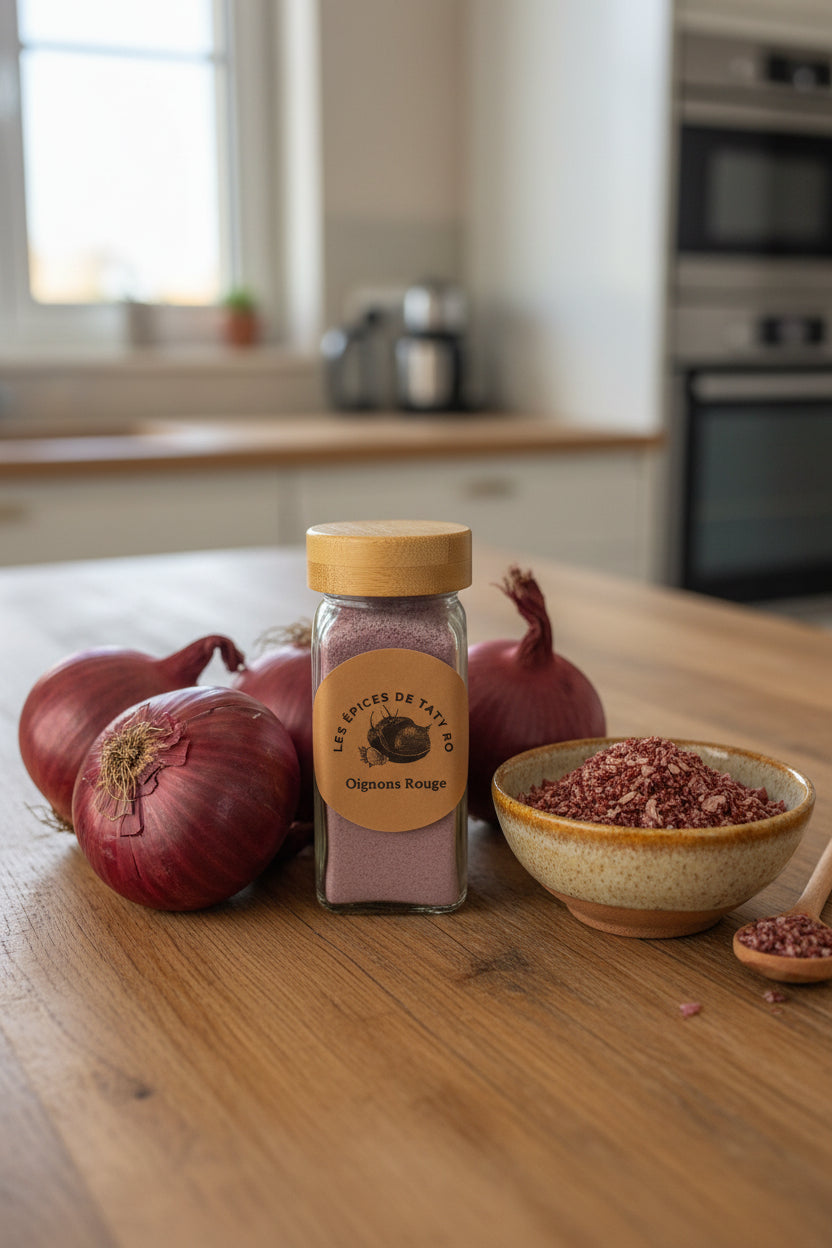 Saveur Oignon Rouge Taty Ro – Mélange d'épices artisanal (62 g)
