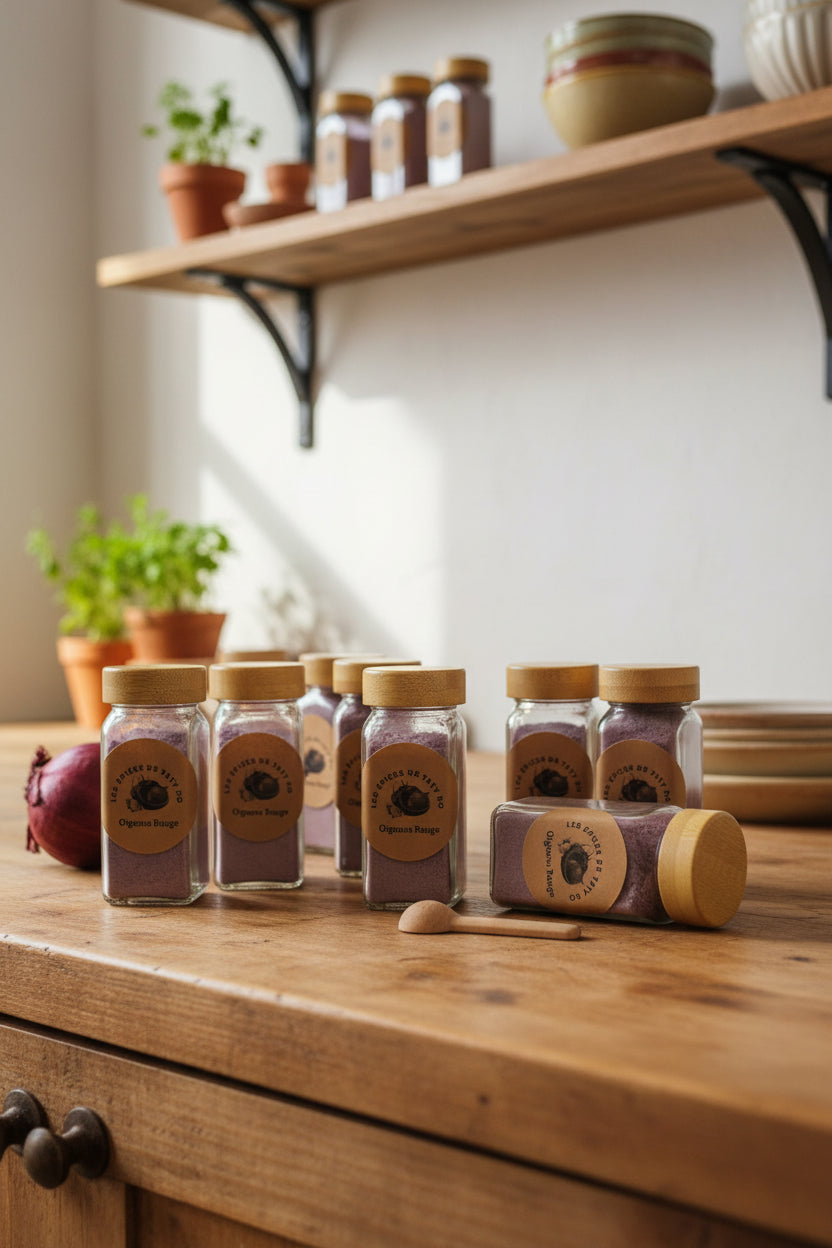 Saveur Oignon Rouge Taty Ro – Mélange d'épices artisanal (62 g)